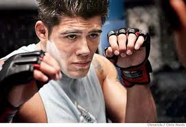 Ultimate fighter gets his kicks the hard way