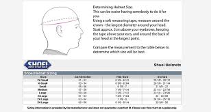 shoei motorcycle helmet sizing chart disrespect1st com