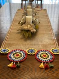 Vintage Crochet Table Runner Etsy Crochet Table Runner Pattern Crochet Table Runner Handmade Table Runner