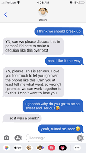 Oreosmama Break Up Prank Haikyuu Fake Texts