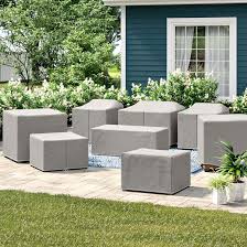 1/hearth & garden sf40239 offset umbrella cover. Sol 72 Outdoor Fairfield 8 Piece Water Resistant Patio Furniture Cover Set Reviews Wayfair