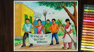 From wikimedia commons, the free media repository. How To Draw Swachh Bharat Abhiyan Drawing Easy Nirmal Bangla Drawing On Cleanliness Youtube