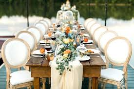 Long table centerpiece ideas for wedding. Fruits And Flowers Wedding Centerpieces A Fresh Accent On The Table