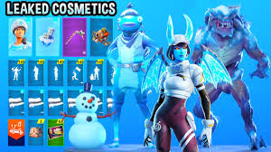 We've already covered the new skins, pickaxes, and gliders coming to fortnite in the near future, but that's not the. New Leaked Fortnite Skins Emotes Christmas Skins Minty Elf Polar Legends Pack More Youtube