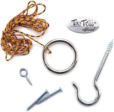 The hook & ring toss games has been a caribbean bar favorite for a long time.many designs of the hook & ring toss game have been made through the years. Amazon Com Tiki Toss Original Hook And Ring Game Essentials Includes Hook Ring Mounting Screws And Thread Toys Games