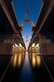 My favourite lighting, i enjoyed doing this job. A Low Angle Shot Of Business Bay Bridge At 40949 Meashots