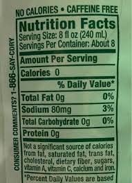 Canada dry ginger ale nutrition facts. Caffeine Free Diet Ginger Ale Canada Dry