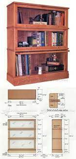 And this particular barrister's bookcase is made up of three different sections: Barrister Bookcase Plans Furniture Plans And Projects Woodarchivist Com Bookcase Woodworking Plans Bookcase Plans Cool Woodworking Projects