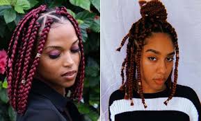 The french braid is a trendy hairstyle to carry with any dress. 23 Short Box Braid Hairstyles Perfect For Warm Weather Stayglam
