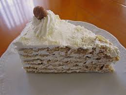 Nuss Sahne Torte Von Schokomaus01 Chefkoch Nuss Sahne Torte Nusstorte Rezept Kuchen Und Torten