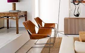 Paulistano Leather Chair Objekto Arm Chairs Living Room Chair Round Back Dining Chairs