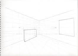 Grille D Une Perspective A Deux Points De Fuite Point De Fuite Dessin Decoration Cours De Dessin
