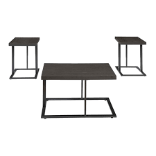 We'll contact you to schedule delivery. Ashley Furniture Airdon 3 Piece Coffee Table Set In Bronze Walmart Canada