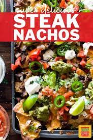 Best Steak Nachos Recipe Recipe In 2022 Steak Nachos Loaded Nachos Recipe Steak Recipes