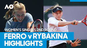 Filed under french open , serena. Fiona Ferro Vs Elena Rybakina Match Highlights 2r Australian Open 2021 Youtube