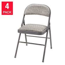 Meco Upholstered Folding Chair 4 Pack Folding Chair Chair Adirondack Chairs For Sale