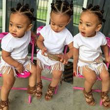 Black Baby Hairstyles For Short Hair Pretty Fun And Funky Braids Hairstyles For Kids Black Baby Hairstyles For Short Hair In 2020 Lil Girl Hairstyles Black Baby Hairstyles Kids Hairstyles