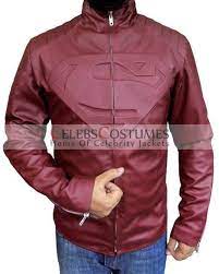 Smallville Red Leather Jacket Tom Welling Jacket Leather Leather Jacket Smallville Red Leather Jacket