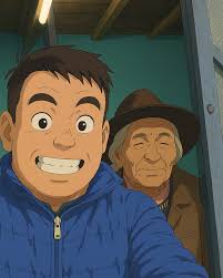 Con mi madre versión anime 😃