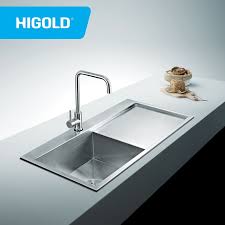 Kitchen sink with drainboard on both sides. China Single Bowl With Drain Board Manufacturers