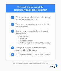 Career advice improve your career with expert tips if you're targeting a creative or techie position, your student resume will be better off with links to your profiles on pinterest, tumblr, instagram, or. Personal Statement Personal Profile For Resume Cv Examples