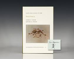 Caste and Ecology in the Social Insects Edward O. Wilson First Edition  Signed