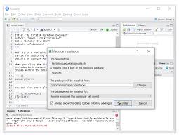I downloaded the r extension for vs code, and there is a button to knit.rmd files, but when i actually click it i get a little popup that says command 'r.knitrmd' not found. Create Pdf Reports Using R R Markdown Latex And Knitr On Windows 10 By Soren L Kristiansen Medium