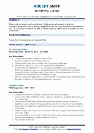 What can you do with a. Criminal Justice Resume Samples Qwikresume