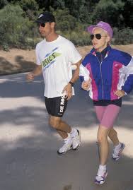 I've even done a headstand. to work off those packets of pretzels you ate out of sheer boredom, she suggests. Madonna S Best Workout Looks Through The Ages Vogue