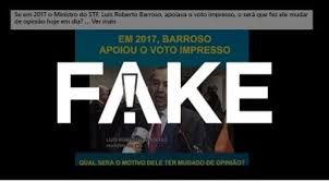Conforme noticiado pelo #gd, o projeto foi aprovado pela assembleia legislativa de mato grosso no dia 26 de maio. E Fake Que Video Prove Que Barroso Era A Favor Do Voto Impresso Em 2017 Fato Ou Fake G1