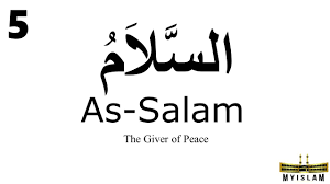 Mereka kelak akan mendapat balasan terhadap apa yang telah mereka kerjakan. 99 Names Of Allah As Salam As Salam Allah Allah Names