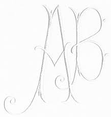 The question of how to make embroidery patterns isn't usually directed to the drawing or doodling part. Embroidery Arts Monogram Styles Arabesque Xl 10