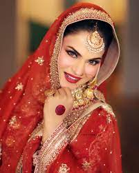 Farhat javed | Beautiful Veena Malik with Farah Signature Makeup look Book  your Big day with Farah salon pwd branch Islamabad Further information #...  | Instagram