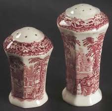 Check spelling or type a new query. Mason S Vista Pink Salt Pepper Set 6296170 Salt And Pepper Set Transferware Collectible Dinnerware