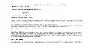 Cara Menjawab Soalan Kbat Pendidikan Islam Pt3 Docx Document