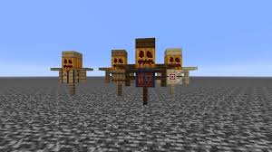 You Can Use Job Site Blocks And Their Respective Wood Type Blocks To Make Some Sweet Themed Golems Det Minecraft Projects Minecraft Creations Types Of Wood