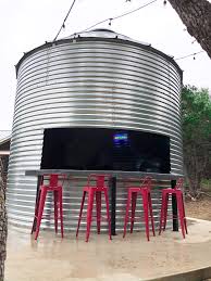 Grain Bin Outdoor Kitchen In 2021 Outdoor Kitchen Rustic Outdoor Structures Outdoor Buildings