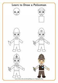 How To Draw A Policeman Desenho Passo A Passo Desenho Desenhos