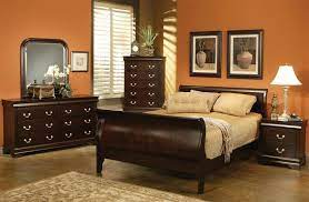 King bed with storage headboard and footboard, 5 drawer chest, 2 drawer nightstand, 6 drawer dresser. Louis Philippe 6 Piece Bedroom Set In Rich Cappuccino Finish By Coaster 203981n