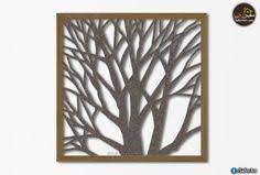 تابلوه مودرن خشبى اشجار الغابه 1 سفير ارت للديكور wood wall art wall art wood wall