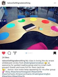 Classroom Table Dot Set Dry Erase Circles Reading Table Circles Reading Table Dry Erase Table White Boards Classroom Small Group Classroom Tables Classroom Small Groups Prek Classroom