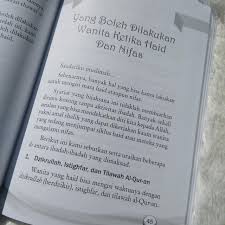 Mengapa iman turun saat haid 5. Buku Amalan Muslimah Di Masa Haid Dan Nifas Toko Muslim Title