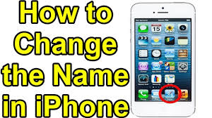 How To Change The Name Of An Any Iphone In Ios Iphone Icloud Names