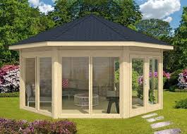 Gartenpavillon Modell Rugen Mit Vier Fenstern Garten Pavillon Pavillon Festes Dach Pavillon