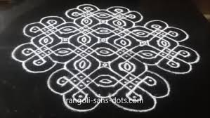 A pattern in which a stroke (neli, kambi, sikku in tamil) runs once around each dot (pulli), and goes to the beginning. 16 Pulli Pongal Kolam Thru Images Kolam By Sudha Balaji