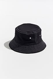 Uo Contrast Stitch Bucket Hat Bucket Hat Black Bucket Hat Bucket Hat Fashion