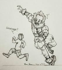 Lol Penny S Job Ain T Easy Folks Scary Clown Drawing Horror Movie Art Horror Movie Icons