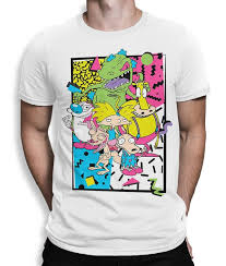 Old School Nickelodeon Cartoons T Shirt Mens Womens All Sizes Tee