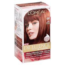 All products from loreal light auburn hair color category are shipped worldwide with no additional fees. L Oreal Paris Excellence Creme Triple Protection Hair Color In 6r Light Auburn Bed Bath Beyond