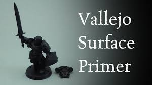 Priming Miniatures Vallejo Acrylic Polyurethane Surface Primer Youtube